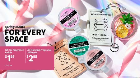 All Car Fragrance Refills $1.95