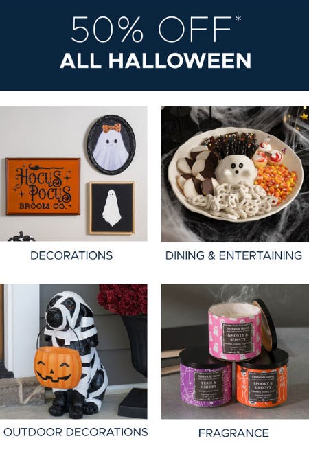 50% Off All Halloween