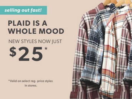 $25 Plaid