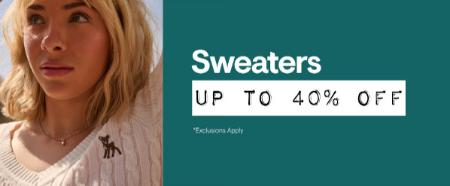 Sweaters: Up to 40% Off