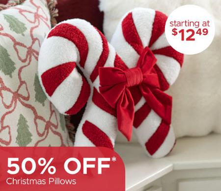 50% Off Christmas Pillows