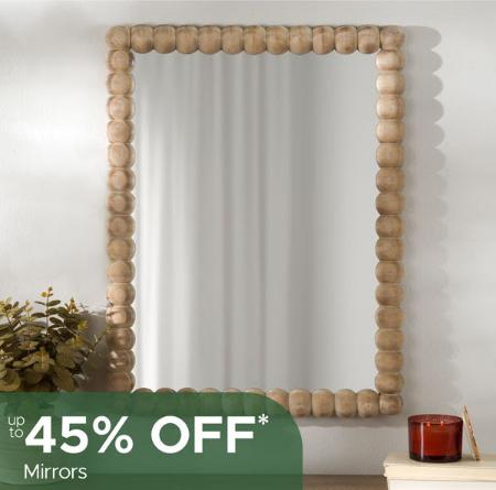 Up to 45% Off Mirrors