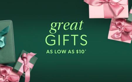 Gifts As Low as $10