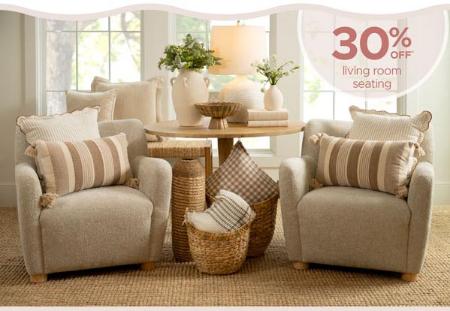 30% Off Living Room Seating