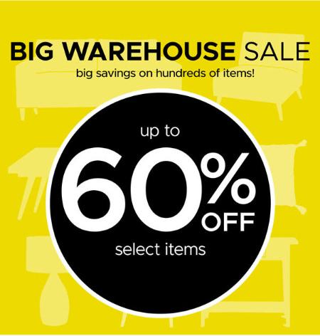 Big Warehouse Sale Up to 60% Off