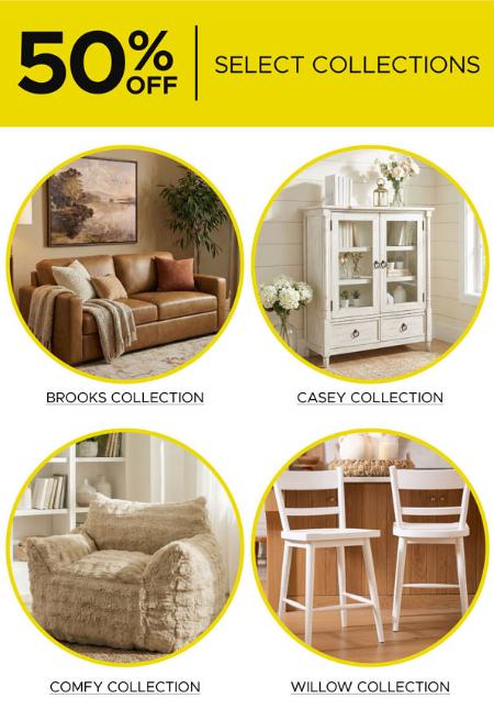 50% Off Select Collections