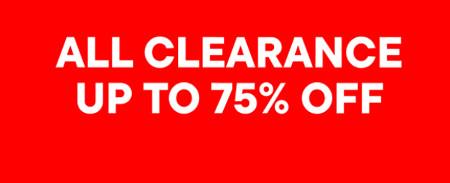 All Clearance Up to 75% off