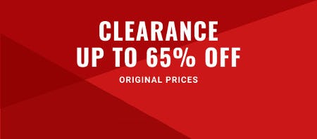 Clearance Up to 65% off Original Prices
