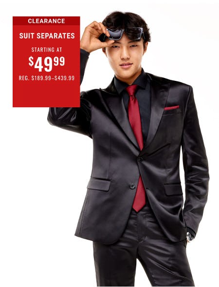 Suit Separates Starting at $49.99