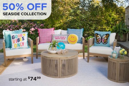 50% Off Seaside Collection