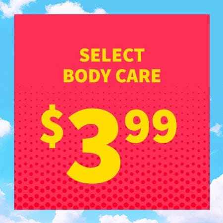Select Body Care $3.99