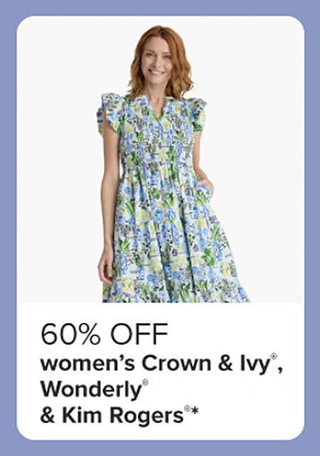 60% Off Women's Crown & Ivy, Wonderly & Kim Rogers