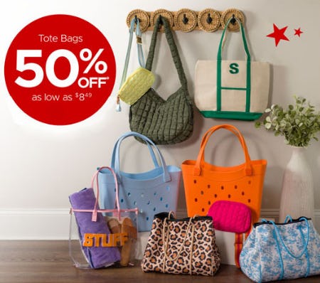 Tote Bags 50% Off