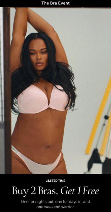 Buy 2 Bras, Get 1 Free