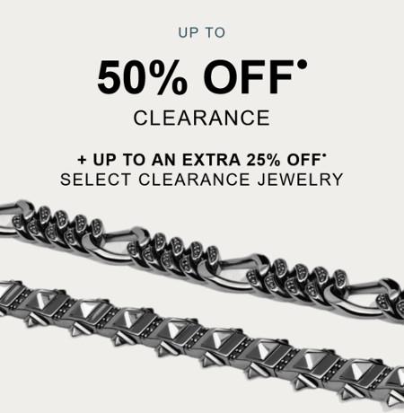 Up to 50% off Clearance