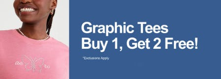 Buy 1, Get 2 Free Graphic Tees