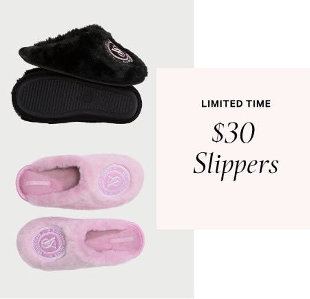 $30 Slippers