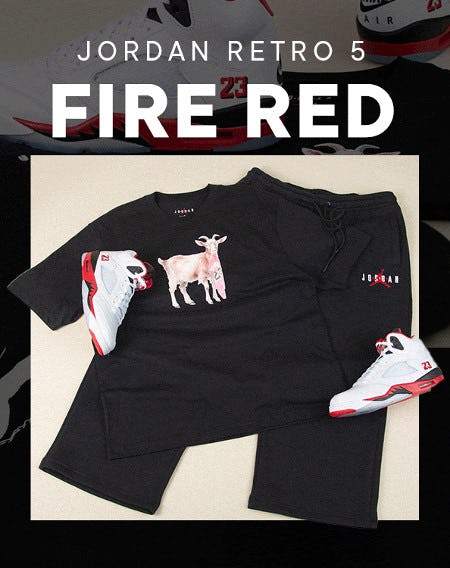 The Air Jordan 5 Retro ‘Fire Red’ Is Here