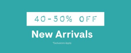 40-50% Off New Arrivals