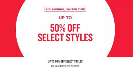 Up to 50% off Select Styles