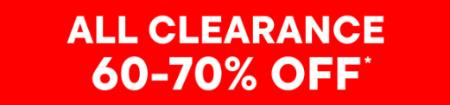 60-70% Off Clearance