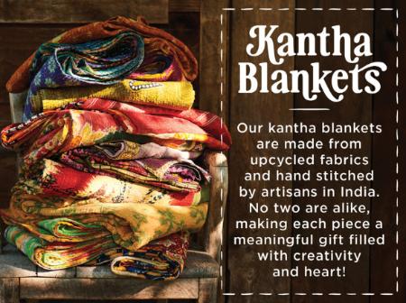 New Drop: Kantha Blankets