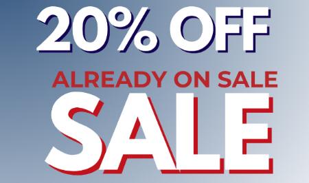 Additional 20% off sale merchandise