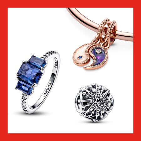 Up to 50% off select styles at Pandora Jewelry