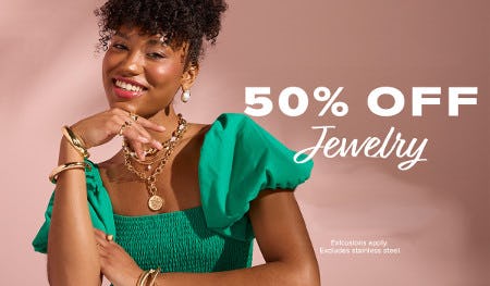 50% off Jewelry