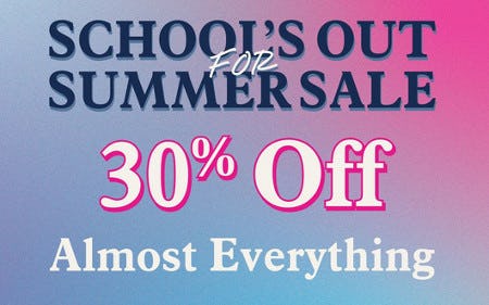 30% off Almost Everything