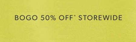 Buy One, Get One 50% off Storewide