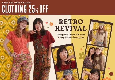 Clothing 25% Off