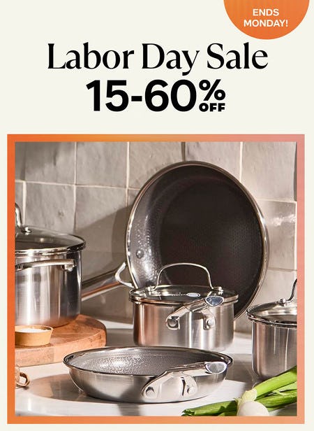 Up to 60% off Cookware, Cutlery and More