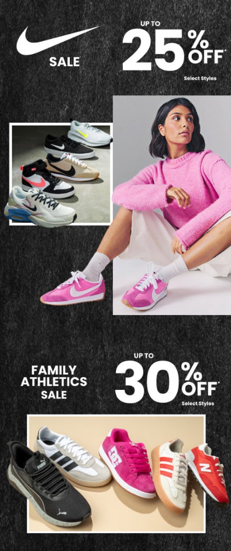 Nike and Family Athletics Sale