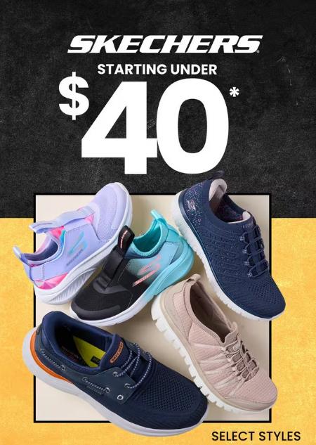 Skechers Starting Under $40