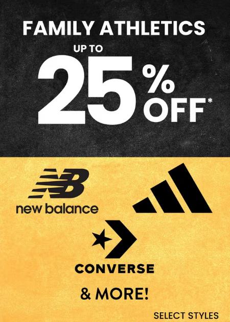 Family Athletics Up to 25% Off