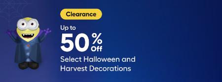 Up to 50% Off Select Halloween and Harvest Decorations