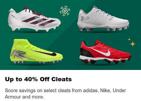 Up to 40% Off Cleats