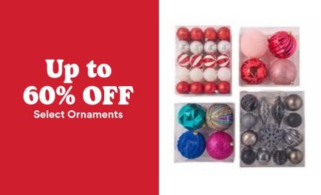 Up to 60% Off Select Ornaments