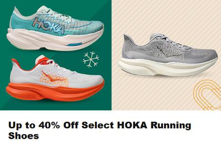 Up to 40% Off Select HOKA Running Shoes