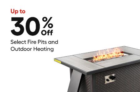 Up to 30% Off Select Fire Pits and Outdoor Heating