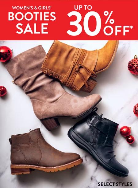 Women's & Girls' Booties Sale Up to 30% Off