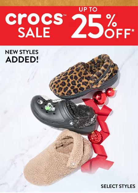 Crocs Sale Up to 25% Off