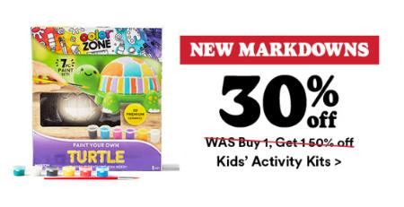 30% Off Kids' Activity Kits