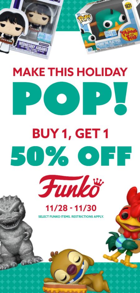 Buy 1, Get 1 50% Off Funko