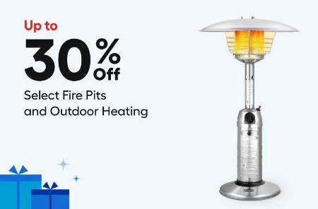Up to 30% Off Select Fire Pits and Outdoor Heating