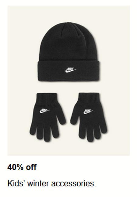 40% off Kids’ Winter Accessories