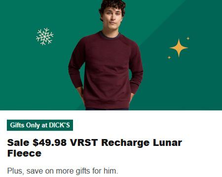 Sale $49.98 VRST Recharge Lunar Fleece