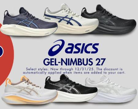SAVE 20% OFF ASICS GEL NIMBUS 27