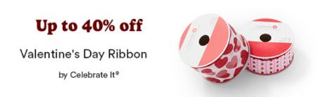 Up to 40% Off Valentine's Day Ribbon